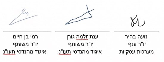 חתימות